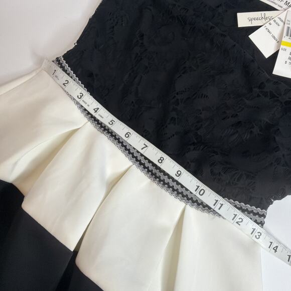 NWT Speechless Tank Dress Size M Fit Flare Block Lace Party Business Casual - Picture 9 of 11